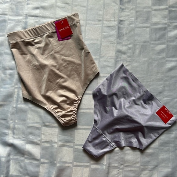 Spanx 2 Pairs New With Tag Small Seamless & High-rise Shape wear Thong Panties - Picture 17 of 17